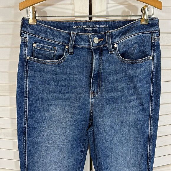 Chico's Jeans Size 0.5 Size 6 6R Define Me Denim Curvy Slim Leg Ankle #1 - Picture 5 of 16